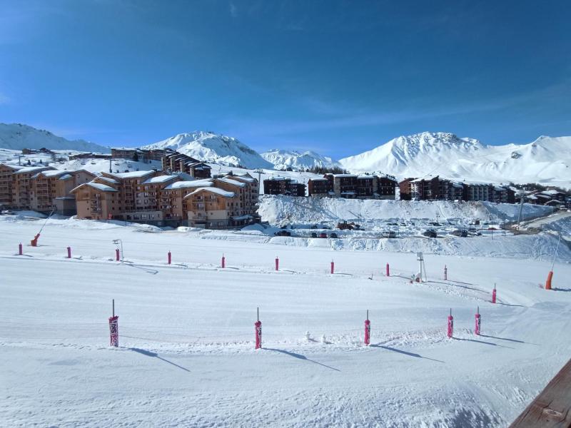 Аренда на лыжном курорте Апартаменты 2 комнат 5 чел. (508) - Résidence le Mont Soleil B - La Plagne - зимой под открытым небом