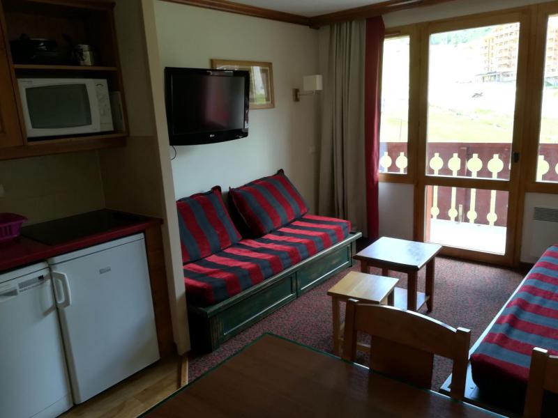 Ski verhuur Appartement 2 kamers 5 personen (407) - Résidence le Mont Soleil B - La Plagne - Woonkamer
