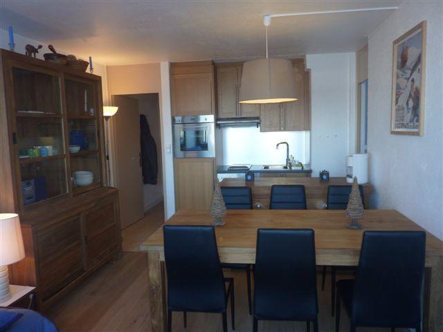 Ski verhuur Appartement 3 kamers 6 personen (34) - Résidence le Mustag - La Plagne - Woonkamer