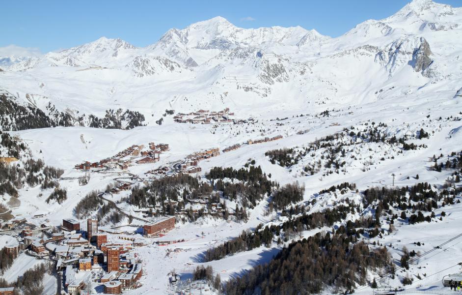 Location au ski Résidence le Pelvoux - La Plagne - Extérieur hiver