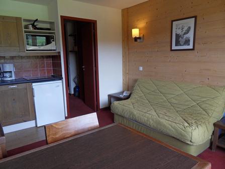 Rent in ski resort 2 room apartment 4 people (323) - Résidence le Quartz - La Plagne - Apartment