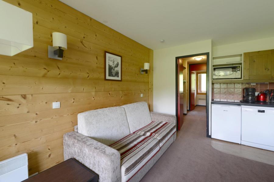 Ski verhuur Appartement 2 kamers 4 personen (107) - Résidence le Quartz - La Plagne - Woonkamer