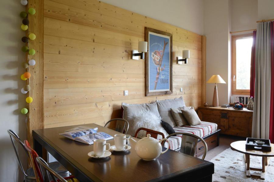 Ski verhuur Appartement 4 kamers 8 personen (658) - Résidence le Quartz - La Plagne - Woonkamer