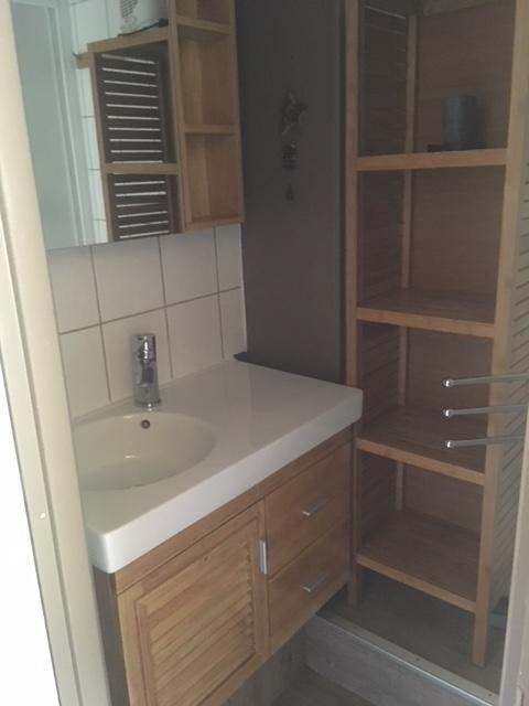 Rent in ski resort Studio 4 people (208) - Résidence le Vercors - La Plagne - Shower room