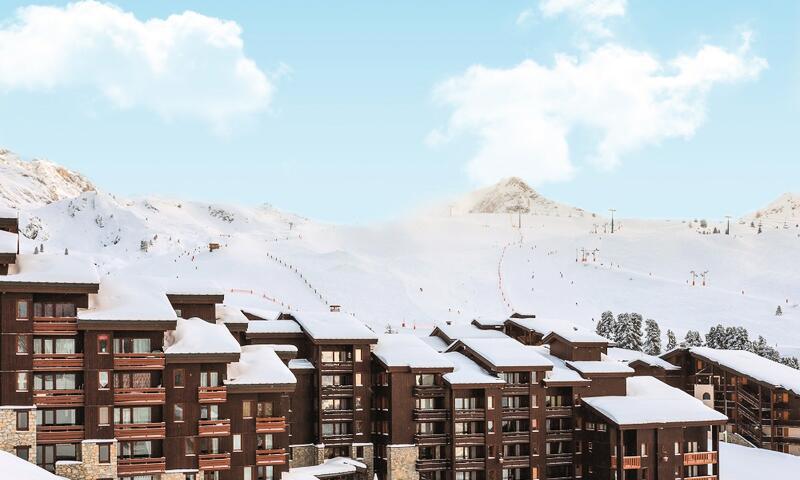 Skiverleih Résidence les Chalets des Arolles - MH - La Plagne - Draußen im Winter