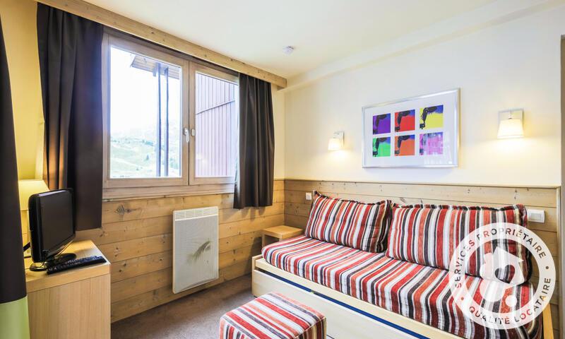 Vacances en montagne Appartement 2 pièces 6 personnes (Sélection 49m²-6) - Résidence les Gémeaux - Maeva Home - La Plagne - Extérieur hiver