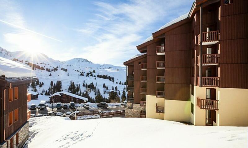 Skiverleih Résidence les Gémeaux -MH - La Plagne - Draußen im Winter