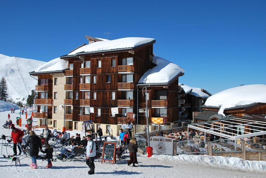 Rent in ski resort Studio 4 people (214) - Résidence les Hameaux II - La Plagne