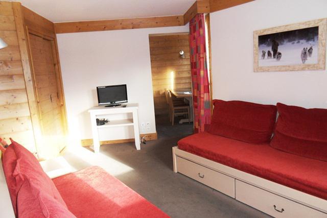 Rent in ski resort 3 room apartment 7 people (307) - Résidence les Néréides - La Plagne - Living room