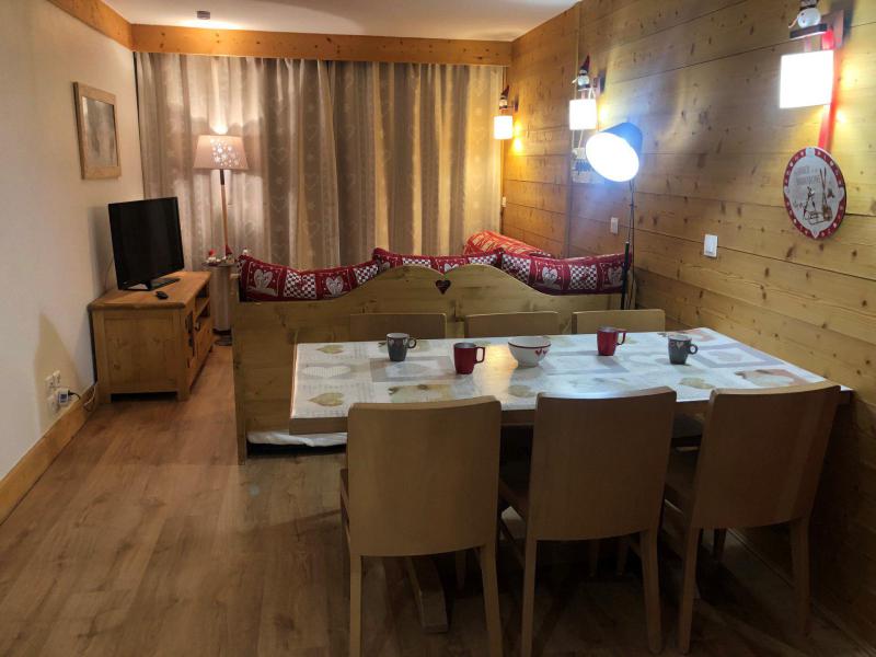 Skiverleih 3-Zimmer-Appartment für 7 Personen (504) - Résidence les Néréides - La Plagne - Wohnzimmer