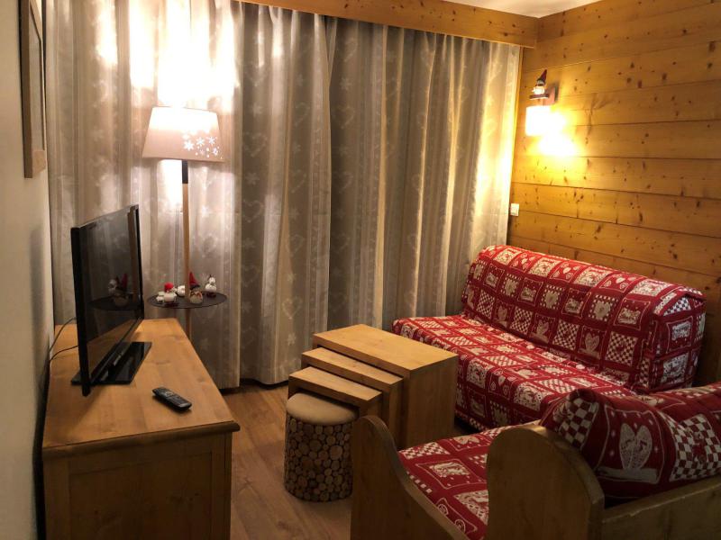 Ski verhuur Appartement 3 kamers 7 personen (504) - Résidence les Néréides - La Plagne - Woonkamer