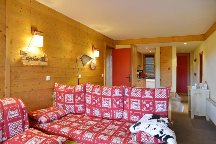 Ski verhuur Appartement 3 kamers 7 personen (504) - Résidence les Néréides - La Plagne - Woonkamer