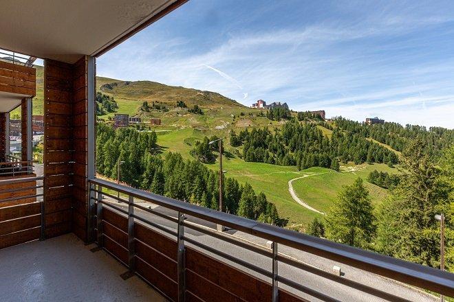 Аренда на лыжном курорте Апартаменты 2 комнат 4 чел. (A407) - Résidence Lodges 1970 - La Plagne - Балкон