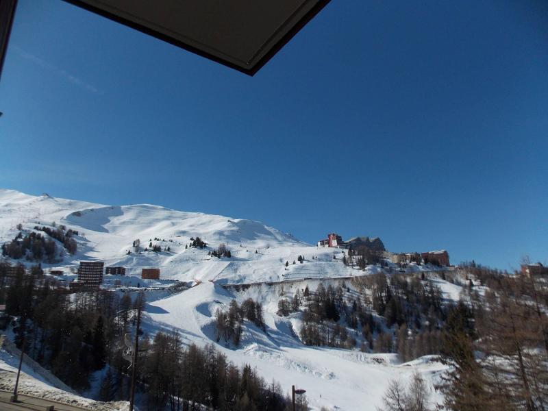 Skiverleih 2-Zimmer-Appartment für 4 Personen (A401) - Résidence Lodges 1970 - La Plagne - Balkon