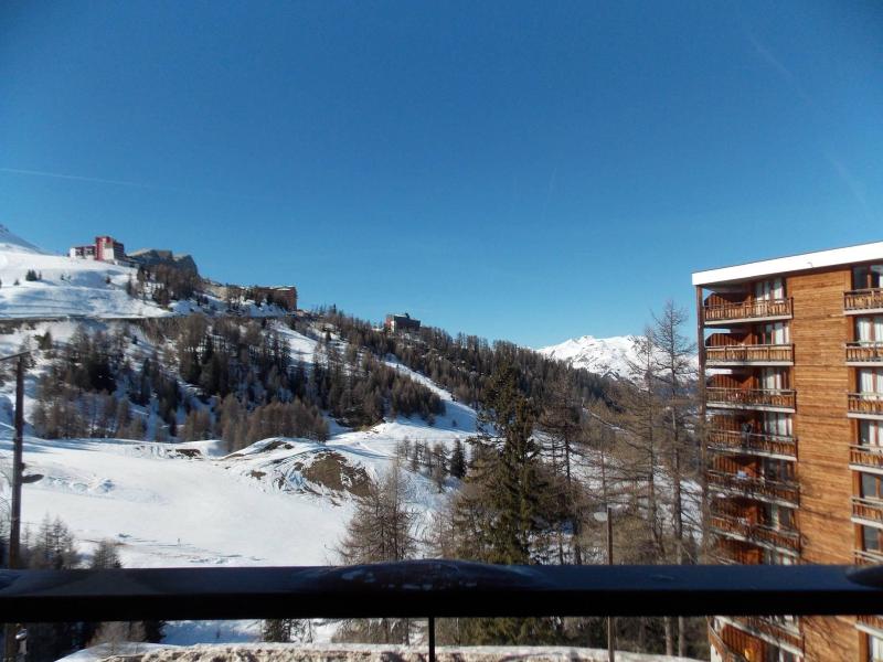 Skiverleih 2-Zimmer-Appartment für 4 Personen (A407) - Résidence Lodges 1970 - La Plagne - Balkon