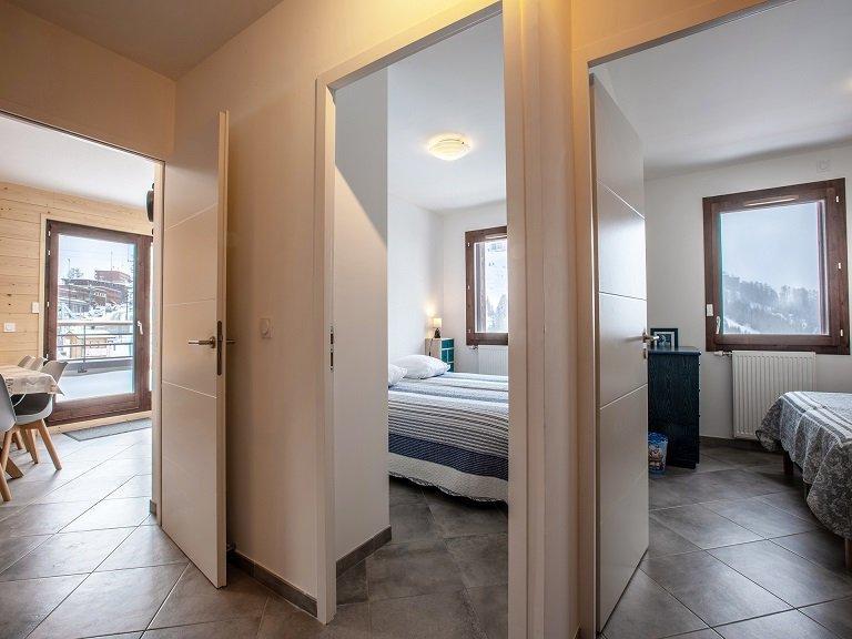 Skiverleih 3-Zimmer-Appartment für 6 Personen (A405) - Résidence Lodges 1970 - La Plagne - Flur