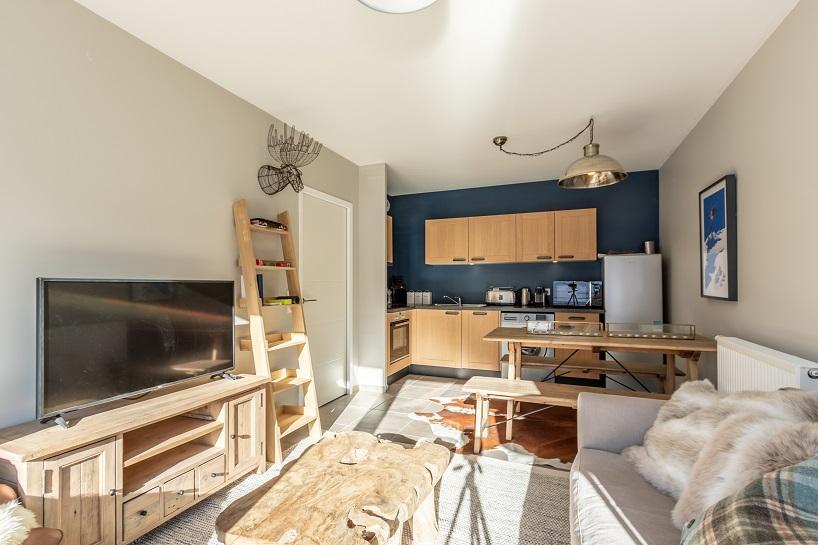 Alquiler al esquí Apartamento 3 piezas para 4 personas (B503) - Résidence Lodges 1970 - La Plagne - Estancia