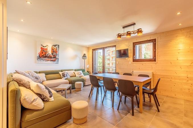 Alquiler al esquí Apartamento 4 piezas para 8 personas (B304) - Résidence Lodges 1970 - La Plagne - Estancia