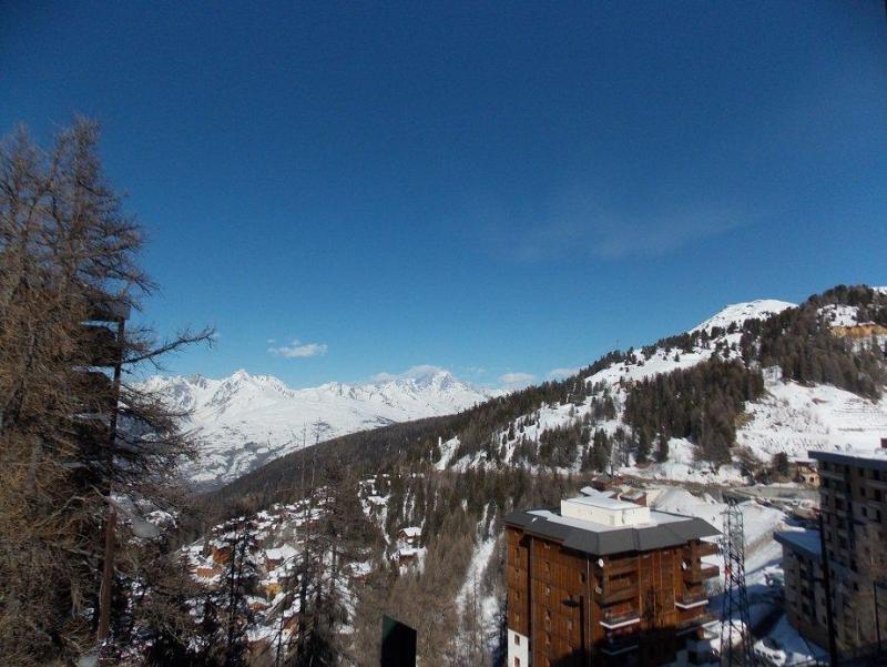 Soggiorno sugli sci Appartamento 2 stanze per 4 persone (A401) - Résidence Lodges 1970 - La Plagne - Balcone