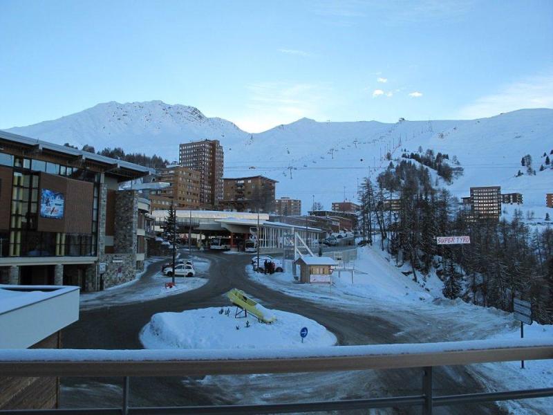 Soggiorno sugli sci Appartamento 3 stanze per 6 persone (A405) - Résidence Lodges 1970 - La Plagne - Balcone