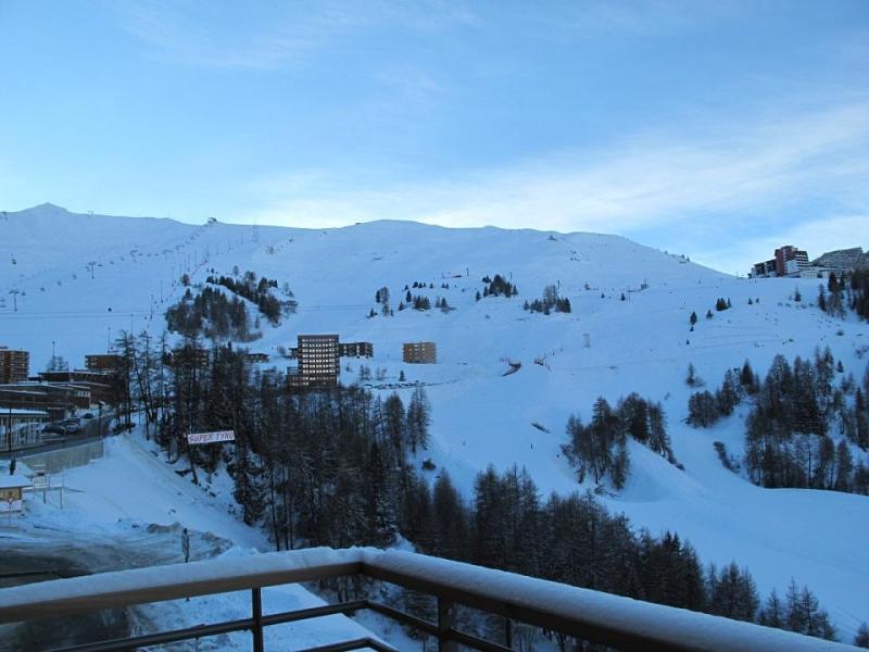 Location au ski Appartement 3 pièces 6 personnes (A507) - Résidence Lodges 1970 - La Plagne - Balcon