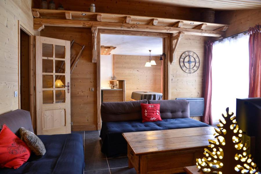 Ski verhuur Appartement 4 kamers 8 personen (ON511) - Résidence Onyx - La Plagne - Woonkamer