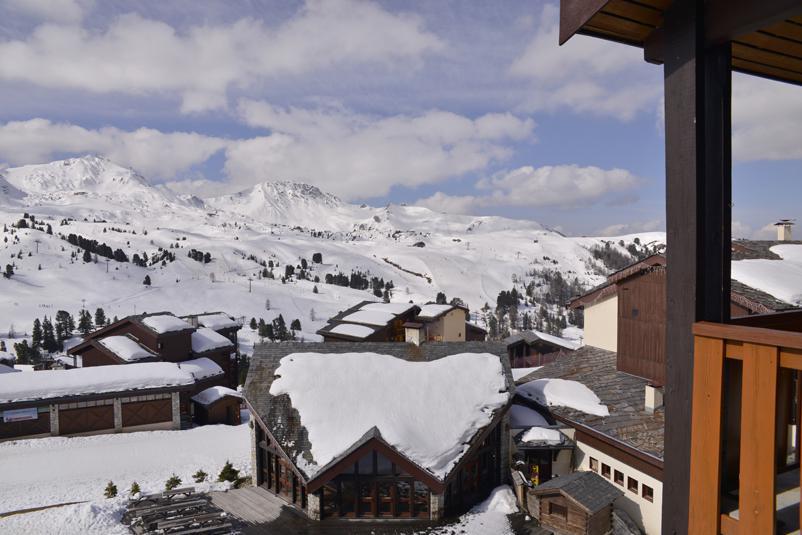 Soggiorno sugli sci Studio con alcova per 4 persone (408) - Résidence Pégase - La Plagne - Terrazza