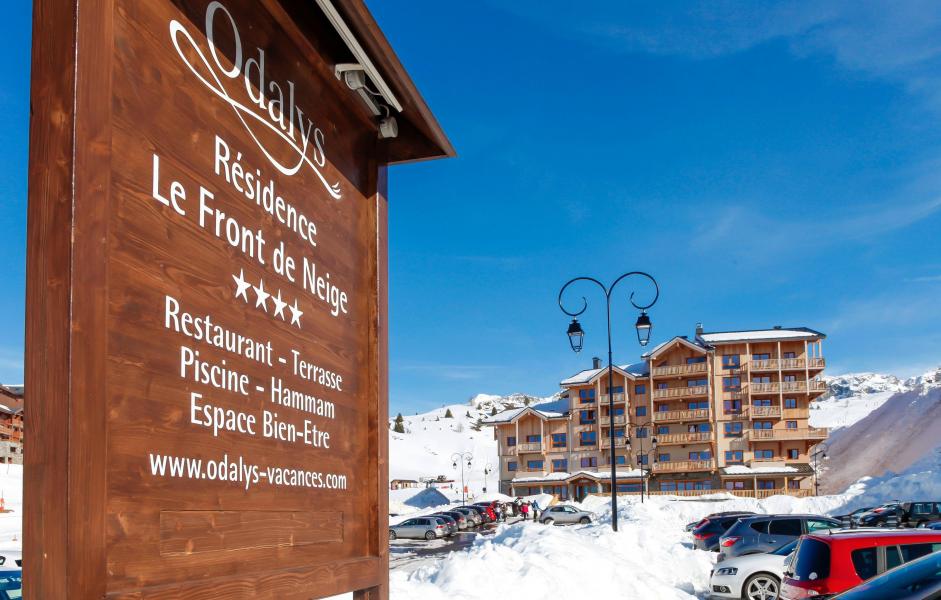 Location au ski Résidence Prestige Front de Neige - La Plagne - Extérieur hiver