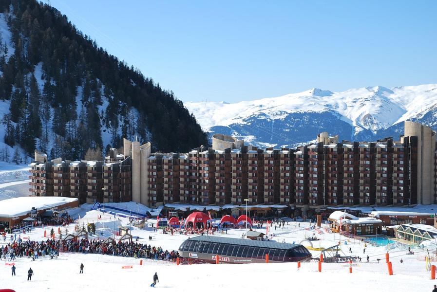Location au ski Studio 4 personnes (206) - Résidence Saint Jacques - La Plagne - Extérieur hiver