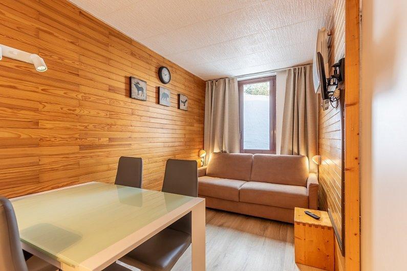 Ski verhuur Studio 4 personen (206) - Résidence Saint Jacques - La Plagne - Woonkamer