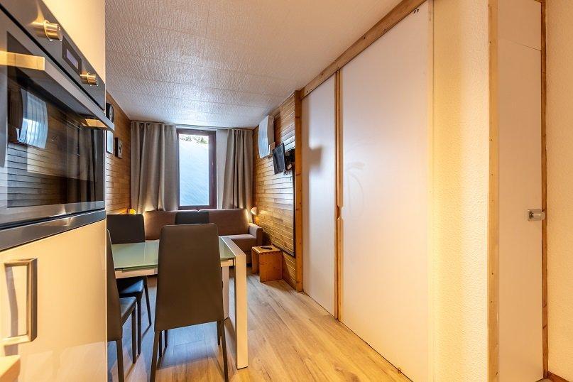 Ski verhuur Studio 4 personen (206) - Résidence Saint Jacques - La Plagne - Woonkamer