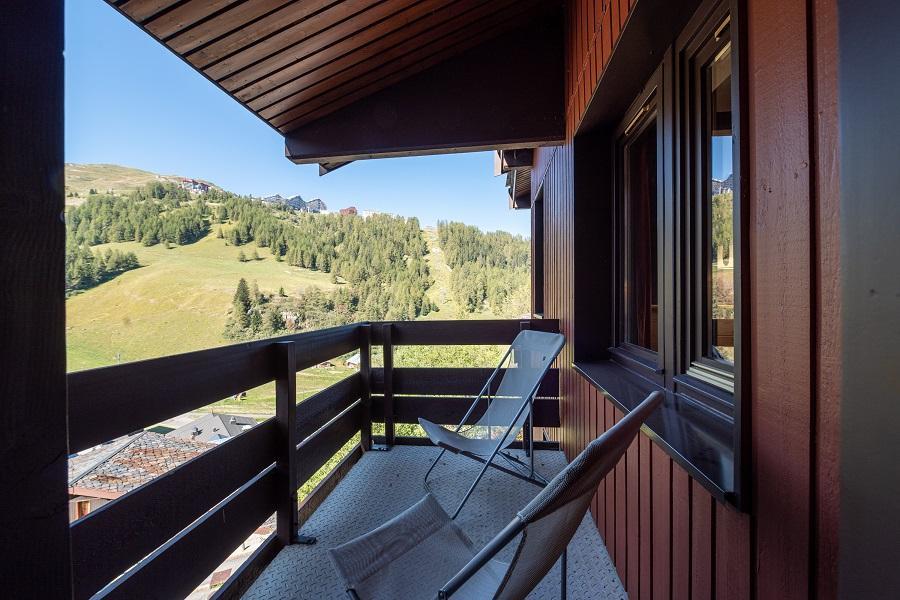 Location au ski Studio 4 personnes (435) - Résidence Soldanelles - La Plagne - Balcon