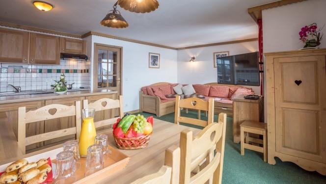 Rent in ski resort 6 room duplex apartment 10-12 people - Résidence Sun Valley - La Plagne - Living room