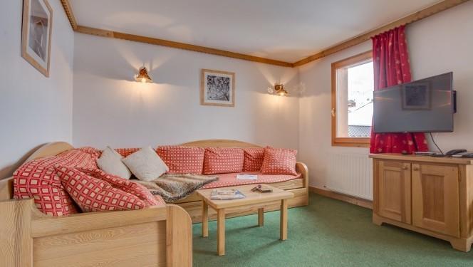 Skiverleih 7 Zimmer Maisonettewohnung für 12-14 Personen - Résidence Sun Valley - La Plagne - Wohnzimmer