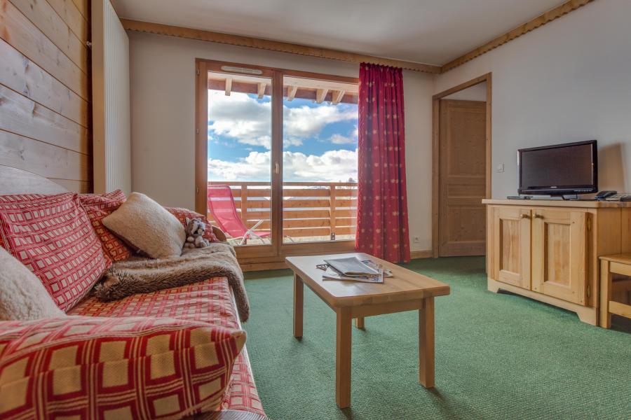 Skiverleih Résidence Sun Valley - La Plagne - Wohnzimmer