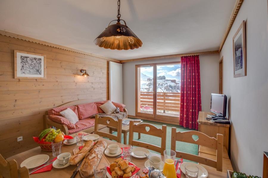 Skiverleih Résidence Sun Valley - La Plagne - Wohnzimmer