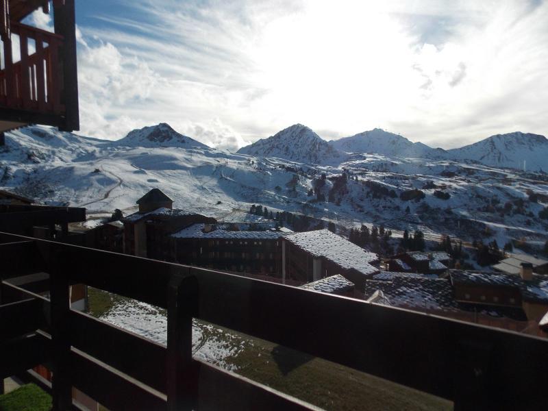 Rent in ski resort Studio 4 people (414) - Résidence Themis - La Plagne - Terrace