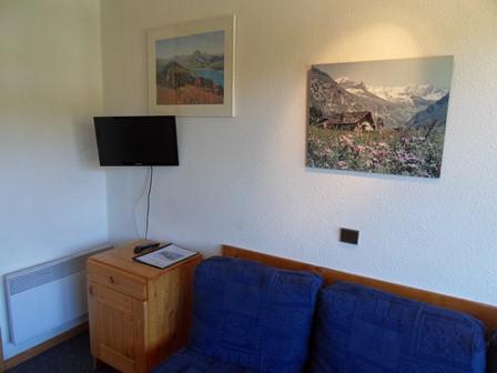 Rent in ski resort 2 room apartment 5 people (107) - Résidence Turquoise - La Plagne - Living room