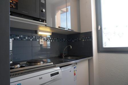 Rent in ski resort 2 room apartment 5 people (209) - Résidence Turquoise - La Plagne - Kitchenette