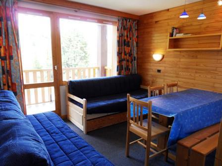 Rent in ski resort 2 room apartment 5 people (107) - Résidence Turquoise - La Plagne - Plan