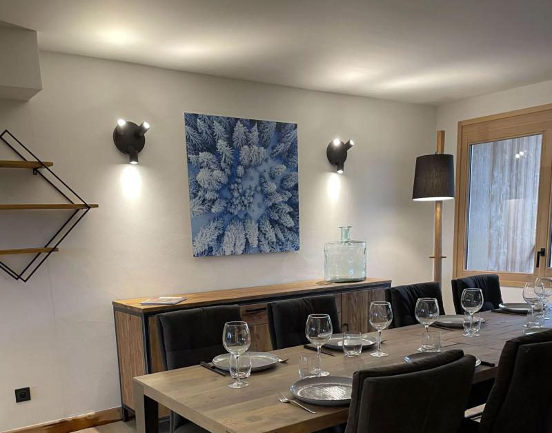 Rent in ski resort 6 room apartment 12-14 people (Sauna) - Résidence W 2050 - La Plagne - Table