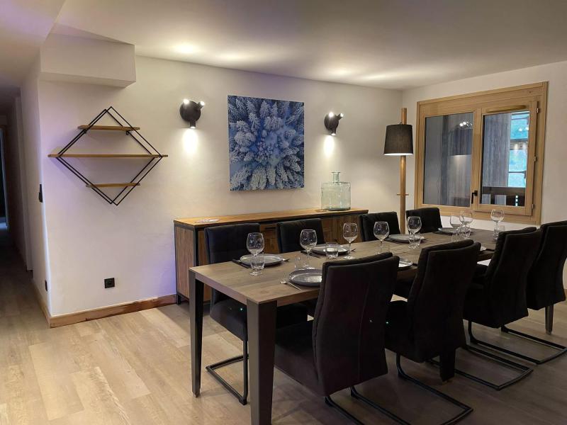 Skiverleih 6 Zimmer Appartement für 12-14 Personen (Sauna) - Résidence W 2050 - La Plagne - Esszimmer
