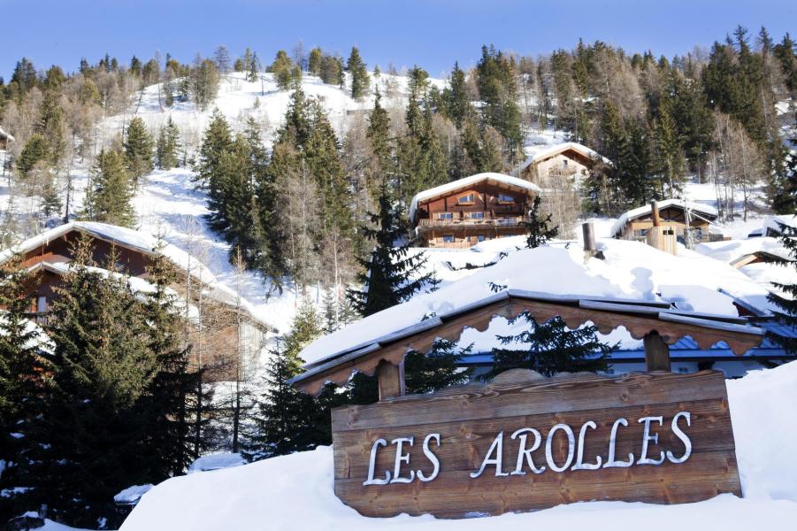 Vacances en montagne VVF Les Arolles - La Plagne - Extérieur hiver