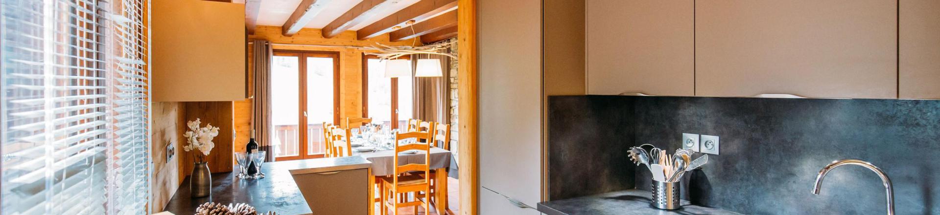 Rent in ski resort Chalet Perle - La Plagne - Kitchen