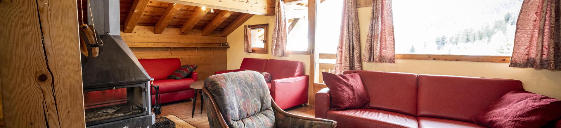 Rent in ski resort 6 room triplex chalet 11 people (Mont Blanc) - Chalets du Cocoon - La Plagne - Bench seat