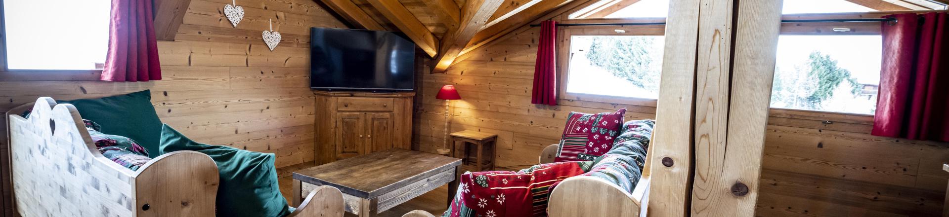 Аренда на лыжном курорте Смежный шале триплекс 8 комнат 15 чел. (Pierra Menta 2) - Chalets du Cocoon - La Plagne - Сиденье банкетка