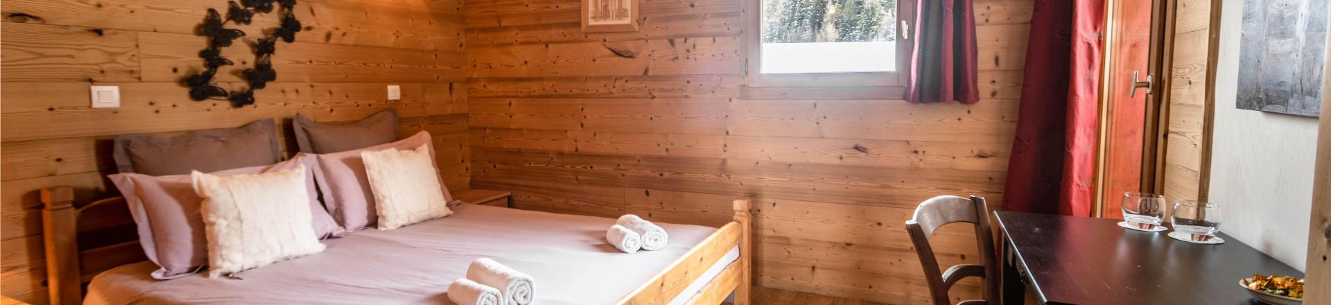 Location au ski Chalet triplex mitoyen 5 pièces 9 personnes (Pierra Menta 1) - Chalets du Cocoon - La Plagne - Chambre