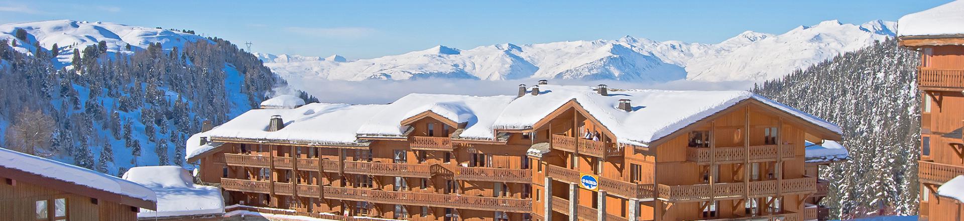 Location au ski Les Balcons de Belle Plagne - La Plagne - Extérieur hiver