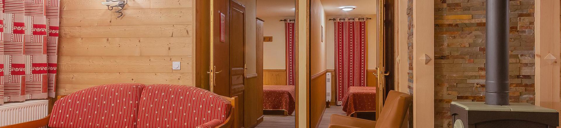 Rent in ski resort 5 room apartment 8-10 people - Les Balcons de Belle Plagne - La Plagne - Bench seat