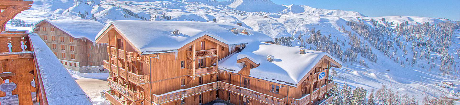Location au ski Les Balcons de Belle Plagne - La Plagne - Extérieur hiver